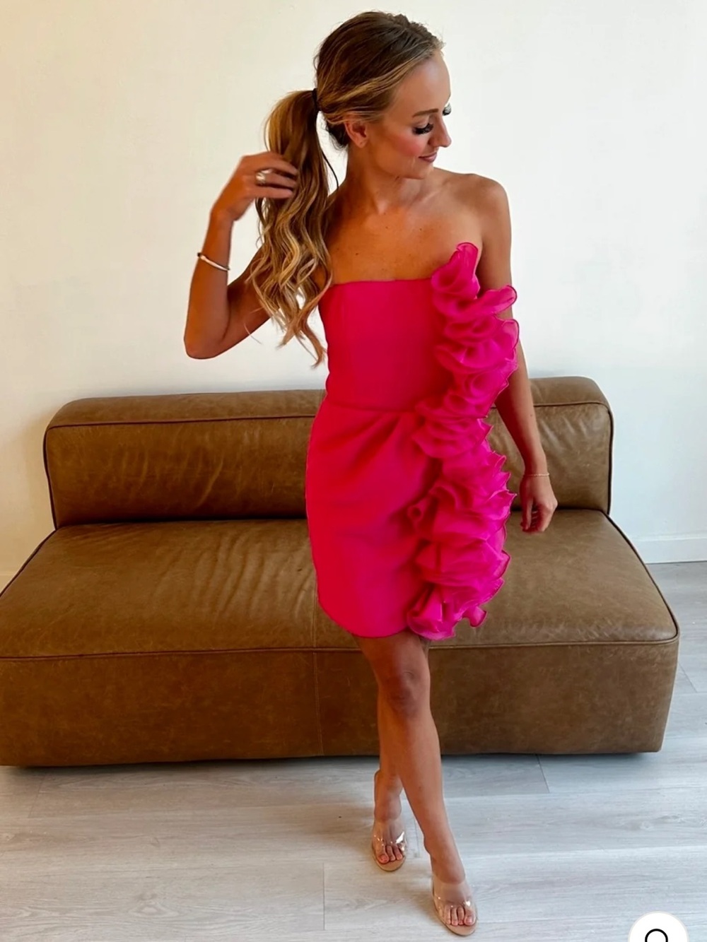 NWT Petal & Pup Pink Ruffle Dress